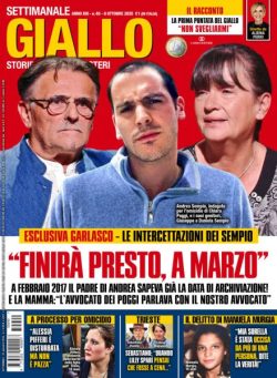 Giallo – 8 Ottobre 2025