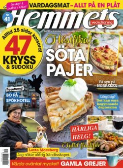 Hemmets Veckotidning – 8 Oktober 2025
