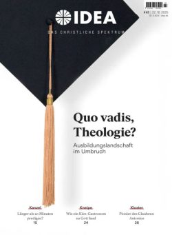 idea Spektrum – 22 Oktober 2025