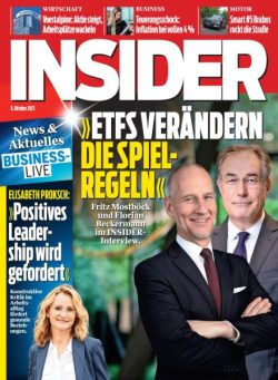 Insider Austria – 8 Oktober 2025