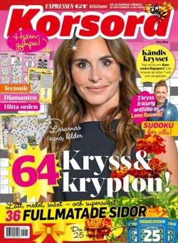 Korsord – 29 September 2025