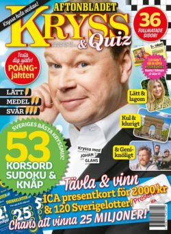 Kryss & Quiz – 20 Oktober 2025