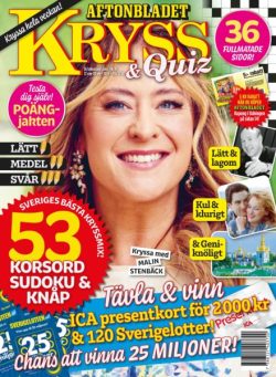 Kryss & Quiz – 22 September 2025