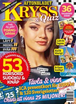 Kryss & Quiz – 6 Oktober 2025