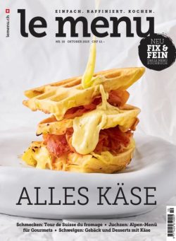 le menu – Oktober 2025