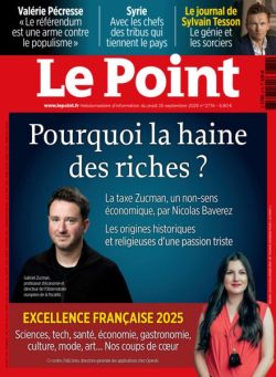 Le Point – 25 Septembre 2025