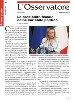 L’Osservatore – 11 Ottobre 2025