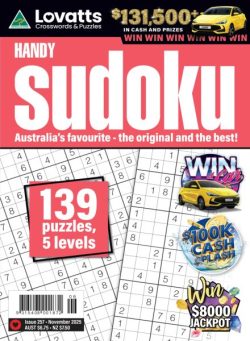 Lovatts Handy Sudoku – Issue 257 2025