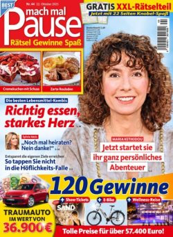 Mach mal Pause – 21 Oktober 2025