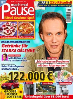 Mach mal Pause – 29 September 2025