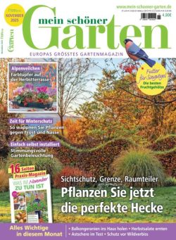 Mein schOner Garten – November 2025