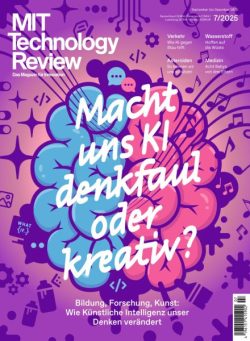 MIT Technology Review Germany – September-Dezember 2025