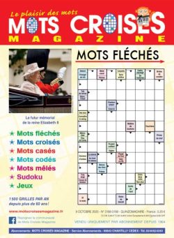 Mots Croises Magazine – 9 Octobre 2025