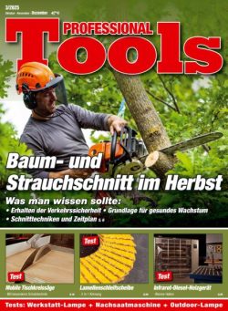 Professional Tools – Oktober-November-Dezember 2025