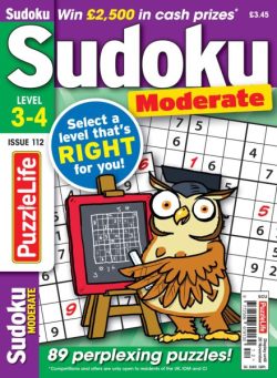 PuzzleLife Sudoku Moderate – October 2025