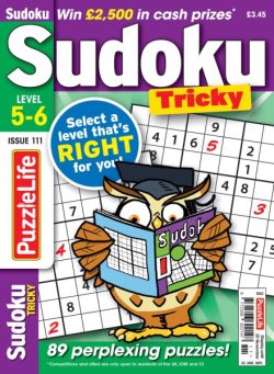 PuzzleLife Sudoku Tricky – October 2025