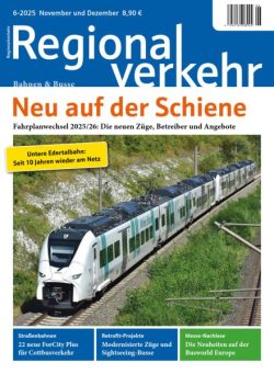 Regionalverkehr – November-Dezember 2025