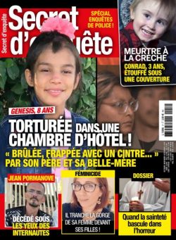 Secret d’enquete – Octobre-Novembre-Decembre 2025