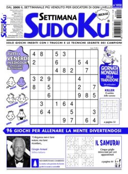 Settimana Sudoku – 26 Settembre 2025