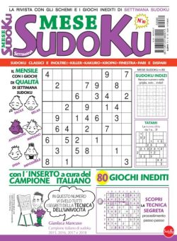 Settimana Sudoku Mese – Ottobre 2025