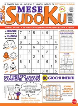 Settimana Sudoku Mese – Settembre 2025