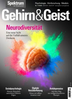 Spektrum Gehirn&Geist – November 2025