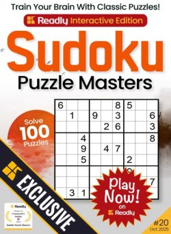Sudoku Puzzle Masters – October 2025