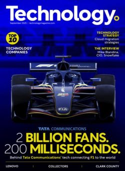 Technology Magazine – September 2025