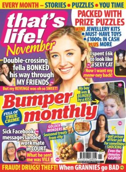 That’s Life Monthly – November 2025
