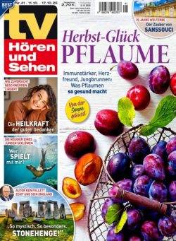 TV Horen und Sehen – 2 Oktober 2025