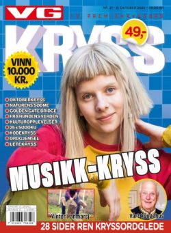 VG Kryssord – 6 Oktober 2025
