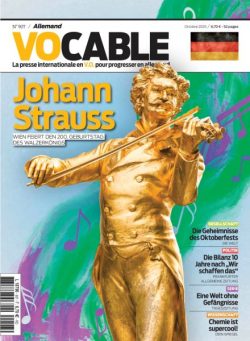 Vocable Allemand – Octobre 2025