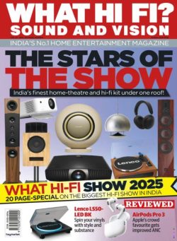 What Hi-Fi Sound and Vision India – October 2025