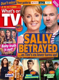 What’s on TV – 4 October 2025