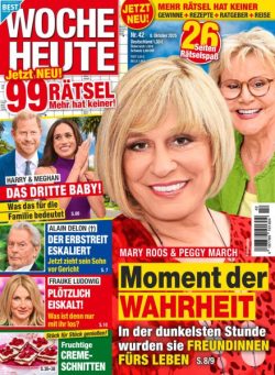 Woche Heute – 8 Oktober 2025