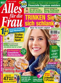Alles fur die Frau – 31 Oktober 2025