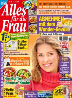 Alles fur die Frau – 7 November 2025