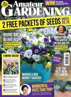 Amateur Gardening – 29 November 2025
