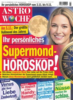 Astrowoche – 29 Oktober 2025