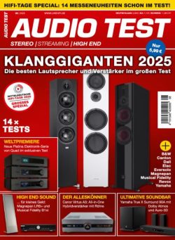 Audio Test – Ausgabe 8 2025