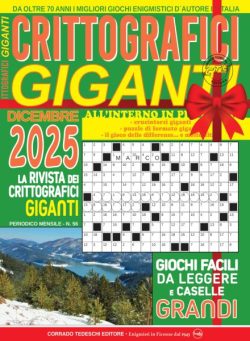 Crittografici Giganti – Dicembre 2025