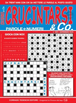 Crucintarsi & Co – Novembre 2025