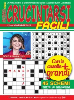 Crucintarsi Facili – Novembre 2025