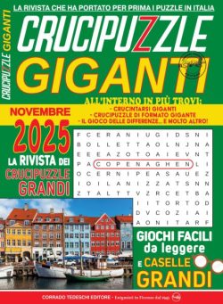 Crucipuzzle Giganti – Novembre 2025