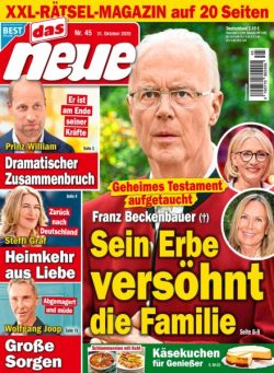 Das Neue – 1 November 2025