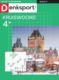 Denksport Kruiswoord 4 – 13 November 2025