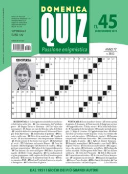 Domenica Quiz – 20 Novembre 2025
