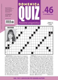 Domenica Quiz – 27 Novembre 2025