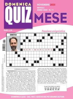 Domenica Quiz Mese – Novembre 2025