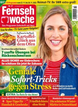 Fernsehwoche – 14 November 2025